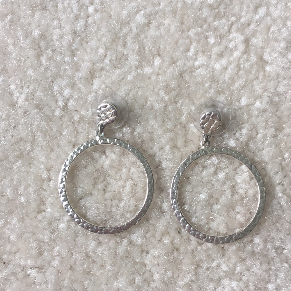 Silver earrings
